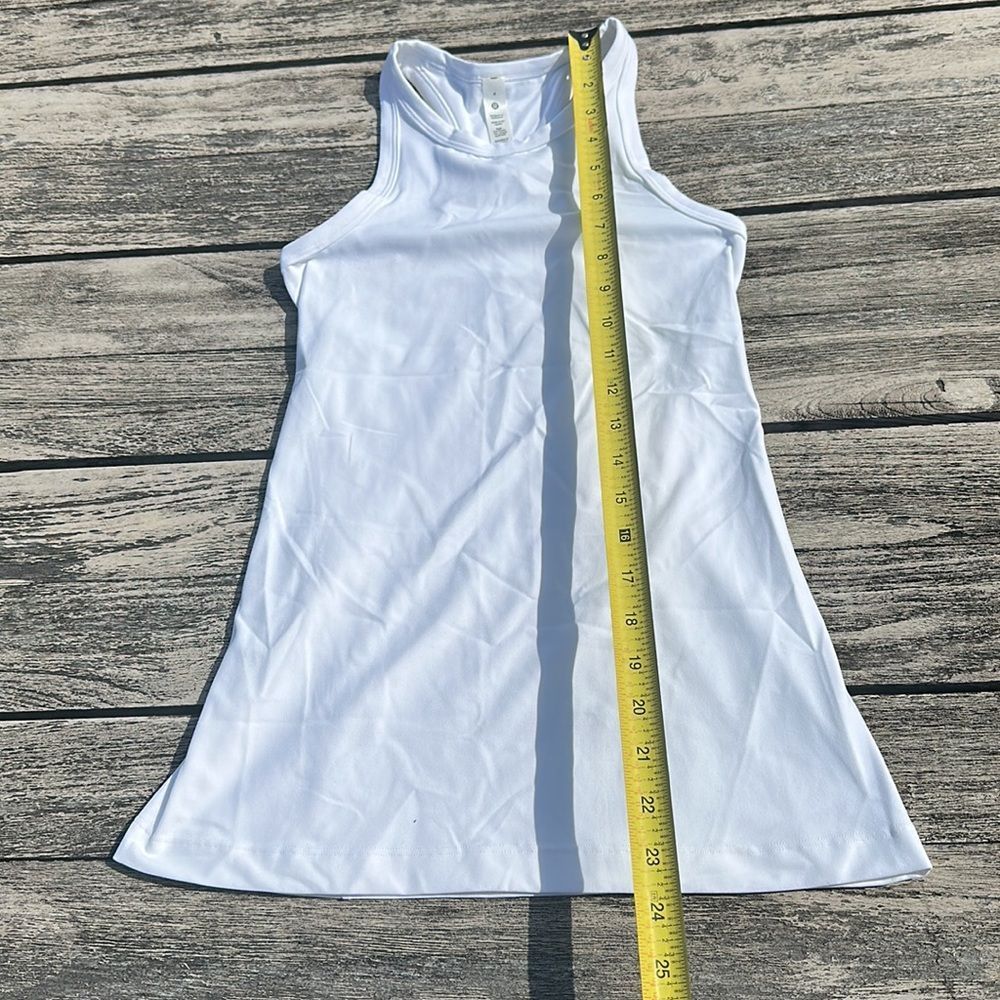 Lululemon Align Hip-Length Racerback Tank Top White size 4 NWT - Picture 4 of 5